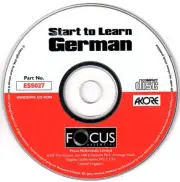 Start to Learn German CD-ROM for Windows - NEW CD in SLEEVE