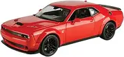 2018 Dodge Challenger SRT Hellcat Widebody Red 1/24 Diecast Model Car by Motormax 79350R