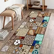 Non-Slip Rubber Back Extra Long Carpet Runners 100cm 1.5m 2m 250cm 300cm 4m 5m 6m Narrow Runner Rug, Anti-fouling Floor Mat for Living Kitchen Entryway(2.6ft×16.4ft/80×500cm)
