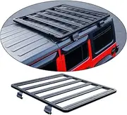 Best Ranking Aluminium Alloy Foot Rails Compatible for Jeep Jimny Universal Roof Rack 4x4 Off Road Car Roof Racks