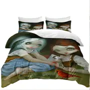 Fairytale Sisters Snow White and Rose Red Quilt Cover