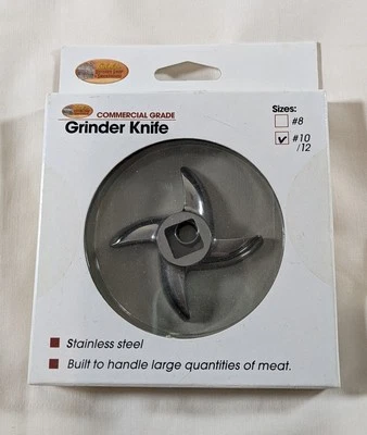Cabela’s Butcher Shop & Smokehouse Commercial Grinder Knife #10/12 Stainless