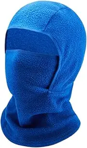 [yuksok] Kids Fleece Balaclava Neck Warmer Ski Mask Head Cover Scarf for Boys Thermal Full Face Mask Hood for Ski Winter Sports Sport