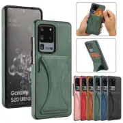 Leather Wallet Card Slot Stand Case For Samsung S23 S22 Plus S21 Note 20 Ultra