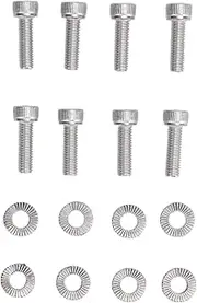 Exhaust Manifold Screw Set: Stainless Steel Pipe Screw Set for Ski Doo 600 800, Includes M6 X 20mm Bolts & Washers, Oe Numbers 514054626, 16Pcs