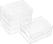 Alipis 6 Pcs Boxes Transparent Holder Box Clear Plastic Storage Case for Game Cards Stylish and Versatile Organizer for Travel and Outdoor Events