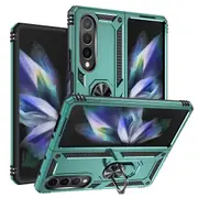 Tpu Pc Shockproof Phone Case For Samsung Galaxy Z Fold4 5Gdark Green Other Mobile Accessories