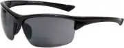 Calabria Sport 202BF Bifocal Reading Safety Glasses Readers Men 1.5, Black