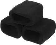 NOLITOY 3pcs Microphone Sponge Sleeve for Durable Foam Cover for Square Condenser Mics Reduces Noise and Protects Sound Clarity Easy Installation for Recording and Broadcasting