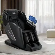 Livemor 4D Massage Chair Electric Recliner SL-Track Full Body Massager Black