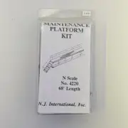 NJ International 4220 N Scale Maintenance Platform Kit 68' Length
