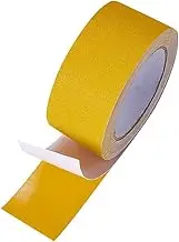 Anti Slip Safety Tape, 50mm*5m Hazard Caution Tape, Strong Grip Abrasive Tape for Indoor Outdoor Walkway Stairs, Steps (Yellow)