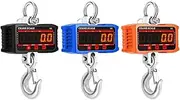 [JAJAJ] Industrial Digital Crane Scale 500kg/1000kg Digital Crance Scale, N/lb/kg 3 Units High Load Industrial Electronic Heavy Duty Weight Hook Crane, Hanging Scale for Farm,Livestock,Factory,Construction(