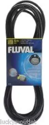 Fluval Airline Tubing - Black - 20 Ft Ultra Flex Aquarium Rubber Air Hose Hosing