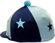 Capz Starz Motif Cap Cover (UK Size: One Size) (Navy/Light Blue)