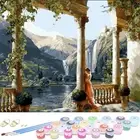 Acrylic Painting by Number Kits for Adult,DIY Canvas Oil Painting Kit for Kids
