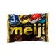 明治meiji Best3綜合巧克力 - 牛奶&特濃牛奶&黑巧克力 27片入