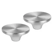 2 Pcs Stainless Steel Pot Knobs Cauldrons Cookware Cover