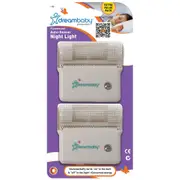 2pc Dreambaby Fluoresent Fire Resistant Night Light Child Bedroom Lighting
