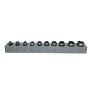 Socket Holder Organizer Tray 3/8" Drive Sockets Storage Holds 10 Sockets 4-13mm