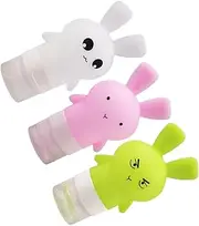 OSOLADY 3pcs Squeezable Travel Lotion Tube Leak Container for Shampoo Conditioner and Creams Portable Empty Lotion Squeeze Bottles