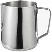 AIMALL 600ML Stainless Steel Milk Coffee Jug, Latte Espresso Frothing Pitcher with Precise Scale, Durable & Heat-Resistant Design, 20.3 oz Milk Frothing Jug