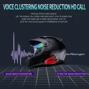 Motorcycle Helmet Bluetooth Headset Noise Cancellation Stereo Hands-Free Speaker