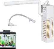 Fish Aquarium Filter,Fish Tank Submersible Pump Filter - Quiet Compact Multifunctional Adjustable Water Pump For Shrimp Clarity Betta Saltwater Turtle Maintenance Filtration