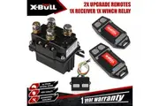 X-BULL 12V Winch Remote Control Winch Relay Solenoid Twin Handset Easy to Install
