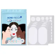 80PCS Acne Patch Pimple Skin Tag Spot Patches Spot Treatment Hydrocolloid Dots-~