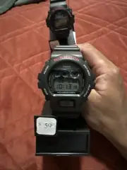 Authentic Casio G Shock Watch Classic DW6900-1 DW6900 DW-6900 BLACK NEW