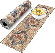 SmoothNovelty Boho Heat Resistant Table Runner 39.4 x 11.8 Inch Waterproof Table Protector Pad Heat Proof Trivet 350f for Hot Plates and Pots from Scratch