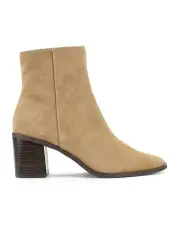 [Siren] Ulla Ankle Boots in Taupe Suede