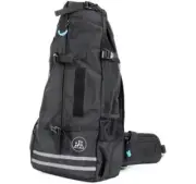 NEW Dog Backpack Carrier Medium Black Mesh Ventilation, Hip Pockets, Ergonomic