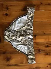 SABA Snake Print Bikini Bottoms. Size 14