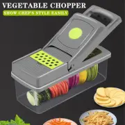 Vegetable Chopper with 8 Blades Food Chopper Multifunctional Onion Mincer faPgA