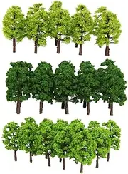 Vaveren 60 Pieces 8cm 1:150 N Scale Model Trees Railroad Landscape Scenery