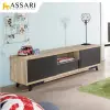 ASSARI-天閣工業風6尺電視櫃(寬181x深40x高50cm)