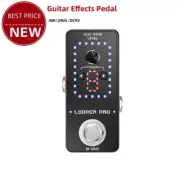 Guitar Effects Pedal 24 Bit/48KHz with 9 Loops & Colorful Display LOOPER PLUS