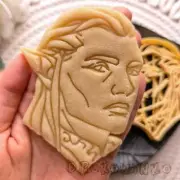 High Elf Character Magic Sorcerer Rogue Bow Medieval Fantasy DnD Cookie Cutter