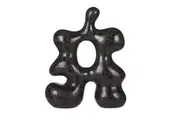 Academy Cyril Ceramic Sculpture Decorative Abstract Tabletop Home Decor Black