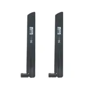 2 Pcs 3G 4G 5G Antenna 600-6000MHz 18DBi Gain SMA Male for Card Wifi4532