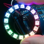 Ring 5V 16x 5050 RGB LED Board with Integrated Drivers Module Geekcreit for Arduino - products that work with official Arduino boards