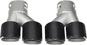 2020+ Compatible For BMW G20 G21 M340i G23 440i G42 M240i exhaust Tip upgrade carbon fibre black quad outlet muffler nozzle tail end(Carbon fiber 5)