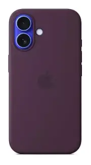 Apple iPhone 16 Silicone Case with MagSafe and Camera Control - Plum ​​​​​​​