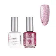 Lechat Nobility NBCS184 Cupcake Sprinkles - UV LED Gel & Nail Polish Lacquer Duo
