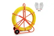 HORUSDY Fish Tape Puller Fiberglass 150M8MM Wire Cable Running Duct Rodder