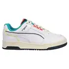 PUMA Slipstream Lo Stb Perforated Logo Lace Up Mens White Sneakers Casual Shoes