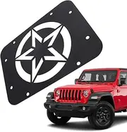 Car Exhaust Port Cover - Tailgate Protector Air Outlet Baffle | Metal Automotive Vent Plate Protector, Vehicle Replacement Parts