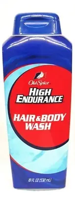 1 Old Spice HIGH ENDURANCE HAIR & Body Wash Shower Gel Men, 18 Oz.